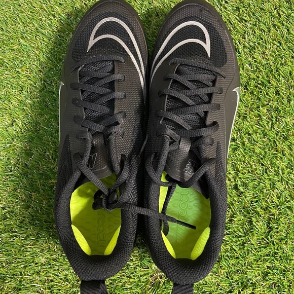 Nike Alpha Huarache 8 Pro Lacrosse Cleats Black Silver CW4439-005 Mens 11.5 NEW main image 4